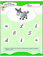 E Sesi Çalışma Sayfaları